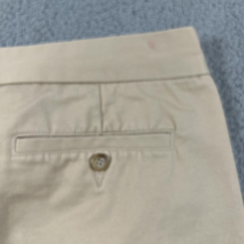 Ralph Lauren Sport Shorts Womens 12 Beige Bermuda Twill Cotton Logo Casual - Picture 7 of 15